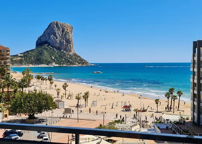 A007 - Apartamento moderno con espectaculares vistas al mar en la playa del Arenal Bol de Calpe